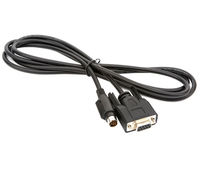 Cable de programación PLC OEM/ODM D-sub DB9 de 9 pines a Mini Din de 4, 5, 6, 8 pines, cable serie RS232 RS485 RS422, disponible personalizado