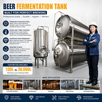 Fermenteur conique de bière 100L,200L,300L 500L, 600L, 1000L 1800L pour la fermentation de microbrasserie de bière