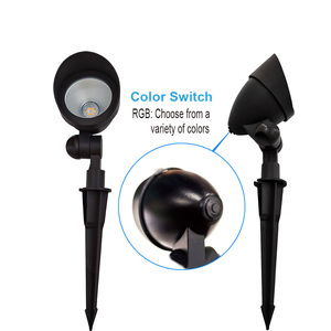 Projecteurs LED RGBW pour aménagement paysager, lot de 6, plug and play, homologués ETL, 12V 24V, réglables, étanches <span class=keywords><strong>IP65</strong></span>, éclairage d'accentuation extérieur - Product Image 3