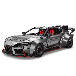 JD019 Série Retour vers le futur, modèle de voiture Bull Demon King, jouet de construction pour enfants de 8 à 13 ans, plus de 800 pièces - Product Image 1