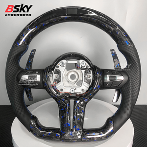 <span class=keywords><strong>Volante</strong></span> de fibra de carbono forjado para <span class=keywords><strong>BMW</strong></span> E90 E92 M3 M5 F10 F15 F30 F20 F18 F01 - Product Image 1