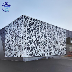 Panel divisor de pared de aluminio, pantalla, partición decorativa, Panel divisor de habitación, Partición de pantalla cortada con láser personalizada - Product Image 1