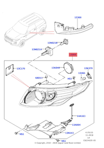 Faro de Xenón 12V LR048058 LR048049 para Land Rover Range Rover <span class=keywords><strong>Evoque</strong></span> L538 2012-2018, Repuesto, Reequipamiento, Actualización - Product Image 6