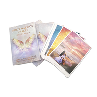 Tarjeta de Afirmaciones con Borde Dorado Impreso y Diseño Personalizado, Frases Motivacionales Espirituales en Papel