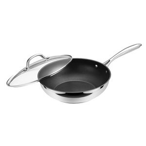 Deshilang Denuo Stainless Steel Cookware Set 2 Piece Frying Pan Soup Pot Non Stick Oven Safe - Product Image 4
