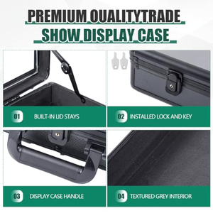 Exhibidor de Mesa Portátil de Aluminio para Tarjetas Deportivas, Ideal para Ferias Comerciales - Product Image 2