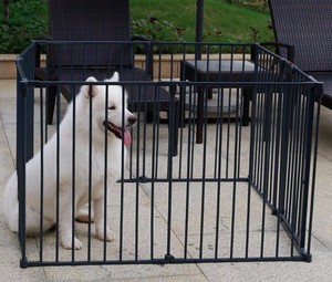 Autres fournitures pour animaux de compagnie, extension de barrière pour animaux, parc pour animaux pliable en métal, parc pour chiens - Product Image 3