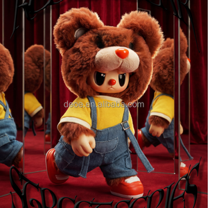 Nouveauté <span class=keywords><strong>2026</strong></span> : Jouets en peluche de collection unisexe série Rebel Bear the Street, boîte mystère (6 pièces/boîte) CHAOSWEET - Product Image 4