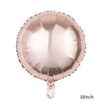 Fête 18 pouces plaque ballon Fiesta boule ronde feuille Globo hélium ballons Dorado De Metalizados Cotillones Para Fiestas