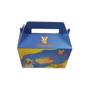 Boîte de repas imprimé Happy Share avec logo personnalisé Boîte cadeau pour fête d'anniversaire pour enfants Emballage de jouets Boîte de pignon en papier pour restauration rapide pour enfants