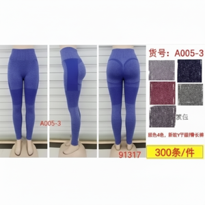 Taille haute Fitness Sports Yoga Pantalon Respirant Spandex/Nylon Collants Logo Personnalisé Plus La Taille XS-XXL Cheville-Longueur Élastique Solide - Product Image 1