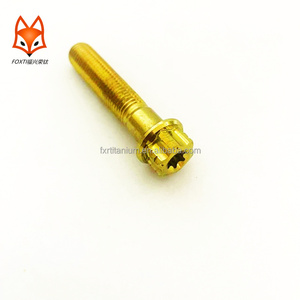 สลักเกลียวไทเทเนียมจาน M8หกเหลี่ยมตัวยึด GR5สำหรับรถจักรยานยนต์ไทเทเนียมอัลลอยด์ความแข็งแรงสูงแบบกำหนดเอง - Product Image 6