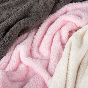 Wholesale 100% Polyester Two Side Micro Polar Sheepskin <strong>Sherpa</strong> Fleece Fabric for Blanket <strong>Sherpa</strong> Hoodie Fabric <strong>Material</strong> - Product Image 3