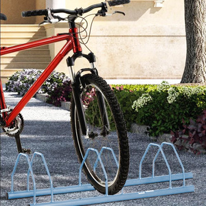 ที่วางจักรยาน 3 ที่นั่ง เหล็กชุบสังกะสี 73x30x20 ซม. ติดผนังหรือพื้น - Product Image 6