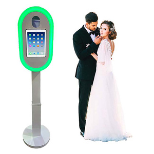 2025 Cabine photo Ipad portable de haute qualité 10.2 RVB Led Anneau Lumières Montage mural Ipad Photomaton - Product Image 5