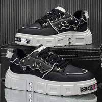 Chaussures pour hommes de style européen M6111, nouvelles baskets tendance à clous rehaussantes, design original et décontracté