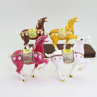 Boîte à Bijoux en Métal Peinte à la Main en Gros, Figurines Émaillées Articulées pour la Décoration Intérieure