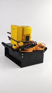 VHCP1011 มอเตอร์ไร้แปรงถ่าน ปั๊มไฮดรอลิกไฟฟ้า 1.1KW ชุดจ่ายพลังงานไฮดรอลิกสองขั้นตอน คล้ายกับ ENERPAC - Product Image 5
