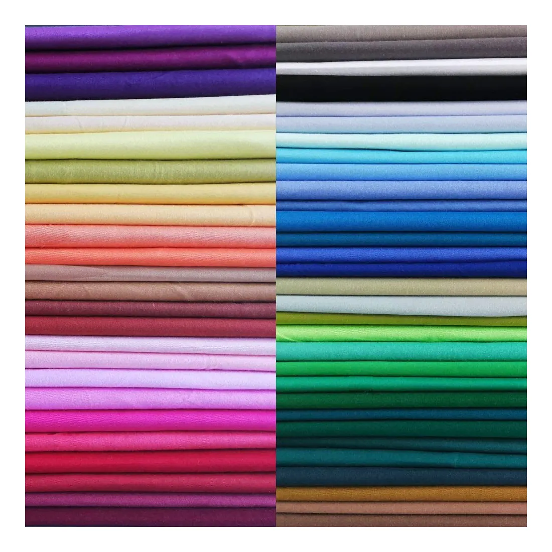 Haute qualité vente en gros naturel respirant vif doux multicolore textiles de maison 100% coton tissu pour la couture bricolage artisanat