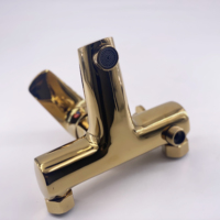 Mitigeur thermostatique mural ITALOMIX Gold pour bain et douche, en alliage de zinc, à poignée unique, eau chaude et froide, avec valve en céramique