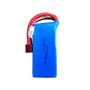 מותאם אישית 603468 1200mah 11.1v ליתיום פולימר סוללה ליתיום יון נטענת תאי סוללות <span class=keywords><strong>Lipo</strong></span> סוללות חבילה - Product Image 2