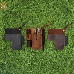 Étui multi-outils avec clip ceinture, étui en cuir pour lampe torche, organisateur de ceinture EDC - Product Image 4