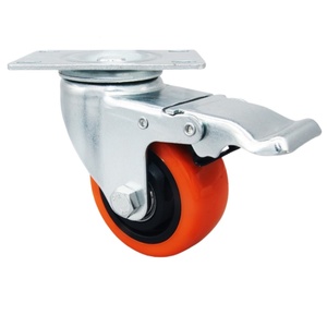 Tragfähigkeit 80kg PP Central <span class=keywords><strong>Lock</strong></span> Lenkrad mit Platten schwenk rollen - Product Image 2