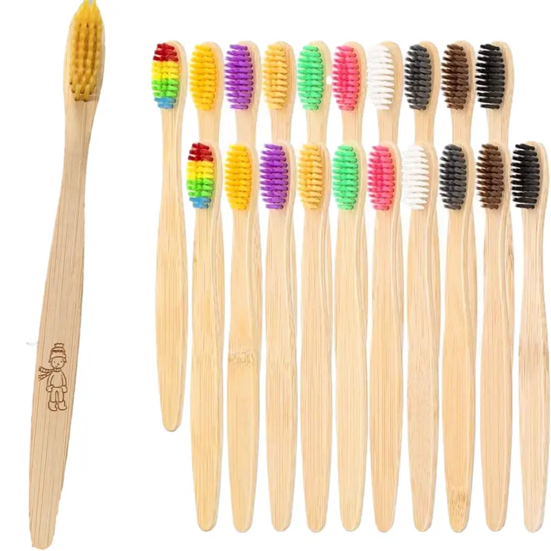 Custom Bamboo Kids Toothbrush High Quality Bamboo Toothbrush