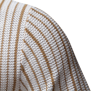 2025 Summer New Foreign Trade Men's Short Sleeved Woven Striped Casual Breathable Moisture Wicking Viscose/Polyester 200g <b>Shirt</b> - Product Image 3