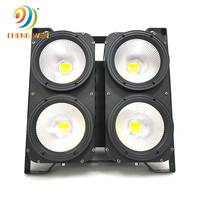 FourEyes Audience 4x100W COB LED Projecteur de Spectateur, Éclairage de Parking Blanc Chaud et Blanc, Lumières DJ, avec Contrôle DMX512