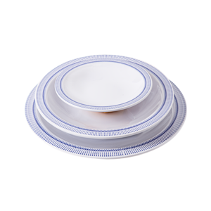 <span class=keywords><strong>Vajilla</strong></span> de <span class=keywords><strong>Melamina</strong></span> DongYu con Logotipo Personalizado, Diseño Blue Rhyme Secret, Regalos Empresariales Modernos, Aptos para Lavavajillas y <span class=keywords><strong>Microondas</strong></span>, Fábrica OEM - Product Image 2