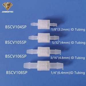 Oem ODM 1/8 "5/32" 3/16 "1/4" hose barb mini nhựa mùa xuân bóng nạp một cách không trở lại kiểm tra van - Product Image 2