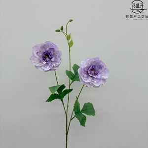 Fleurs de pivoine artificielles en soie, branche unique, haute simulation, pour mariage, décoration intérieure, accessoires de photographie - Product Image 5