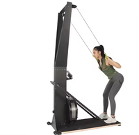 Simulador de Esquí Comercial para Interiores, Equipo de Gimnasio, Máquina de Cardio para Gimnasio, Simulador de Esquí de Acero para Entrenamiento Muscular