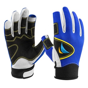Custom Amara Leather Men Women Waterproof <strong>Rowing</strong> Boating Fishing Kayaking <strong>Gloves</strong> All Water Sports Full Finger Sailing <strong>Gloves</strong> - Product Image 1