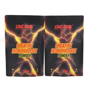 Custom Printed Flexible Plastic Sachet Packaging Stand Up Pouch Powder Superfood Bags With Zipper