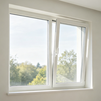 Ventanas Fijas de Fibra de Vidrio FRP para Fabricación de Ventanas de PU, Aplicaciones de Muro Cortina en Diseño de Edificios Modernos, Rendimiento a Largo Plazo