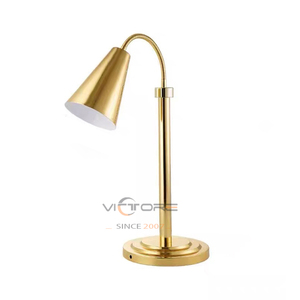 Lampada Riscaldante Commerciale Dorata per Alimenti, Scaldavivande Elettrico Portatile con Lampada Riscaldante a 2 Teste Autoportante per Casa e Ristorante - Product Image 6