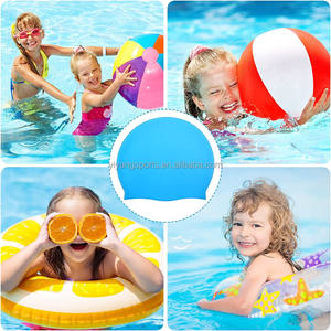 Chapeau <span class=keywords><strong>de</strong></span> <span class=keywords><strong>bain</strong></span> en silicone élastique unisexe 60g Casquettes <span class=keywords><strong>de</strong></span> <span class=keywords><strong>bain</strong></span> antidérapantes pour enfants Forme <span class=keywords><strong>de</strong></span> dôme Matériau en <span class=keywords><strong>latex</strong></span> portable - Product Image 5