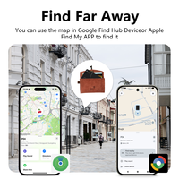 Carte de localisation intelligente certifiée MFi, rechargeable, étanche, compatible iOS Android Google GPS, pour portefeuille