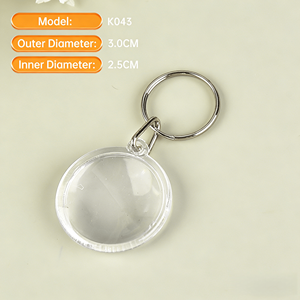 Portachiavi con Cornice Fotografica in Acrilico Trasparente Personalizzabile in Varie Dimensioni, Produttore di Portachiavi in Acrilico Trasparente - Product Image 5