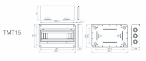 <b>Waterproof</b> Plastic <b>Box</b> TMT(HT) Series HT-15 Distribution <b>box</b> - Product Image 6