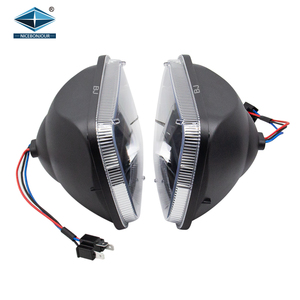 Phare Led Rectangle pour <span class=keywords><strong>Jeep</strong></span> Chevrolet Ford GMC, 2 pièces, 5x7 pouces, feu avant Rectangle, faisceau scellé - Product Image 4