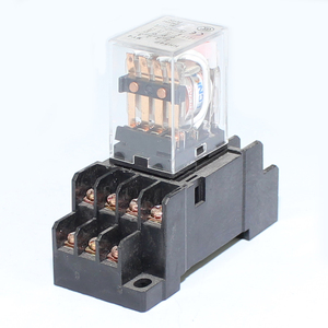 Chất lượng cao 4 cực 14-Pin thay thế relay 220V 12V 24V Kích thước thu nhỏ niêm phong lý thuyết điện từ với ổ cắm - Product Image 6