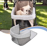 Coussin de protection imperméable, rafraîchissant, souple et coupe-vent pour poussette de chiot, adapté aux petits animaux