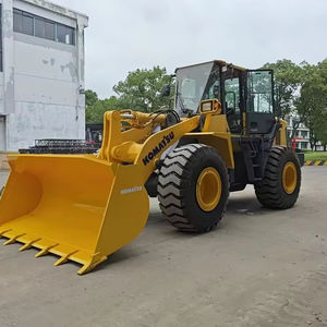 Famosa marca Komatsu Wa380 Cargador diésel usado en bajas horas de trabajo Original Japan Komatsu 380 Wheel Drive Loaders para la venta - Product Image 1