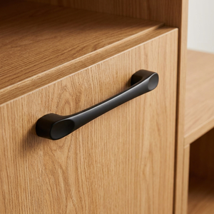 Hausgrip Classic Cheap Aluminum Kitchen Cabinet <strong>Drawer</strong> 96mm 128mm 160mm 192mm <strong>Matte</strong> <strong>Black</strong> Pull Handles - Product Image 3
