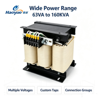 Transformateur de contrôle d'isolement triphasé DSG-UL 12 kVA 50/60 Hz, pour l'alimentation électrique personnalisée des équipements de machinerie complète