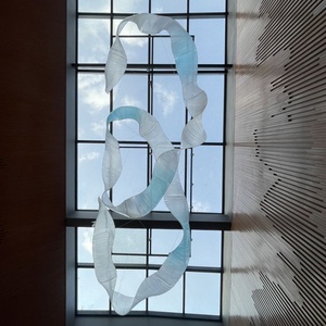 Candelabro <span class=keywords><strong>de</strong></span> acero inoxidable <span class=keywords><strong>de</strong></span> vidrio <span class=keywords><strong>de</strong></span> color, luz <span class=keywords><strong>de</strong></span> estilo Art Nouveau, diseño <span class=keywords><strong>de</strong></span> curva <span class=keywords><strong>de</strong></span> forma libre para Hotel, Villa, <span class=keywords><strong>piscina</strong></span> - Product Image 4