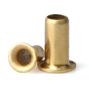 Rivets en laiton DIN 7340, rivets tubulaires en laiton - Product Image 1